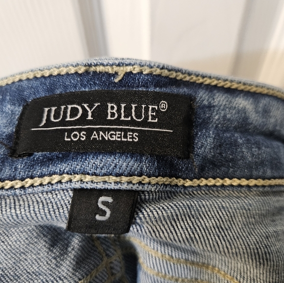 Judy Blue Distressed Denim Women Shorts - Picture 5 of 6